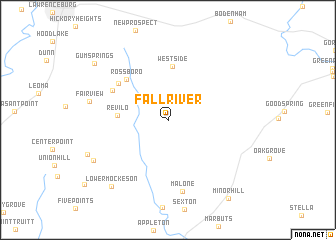 map of Fall River