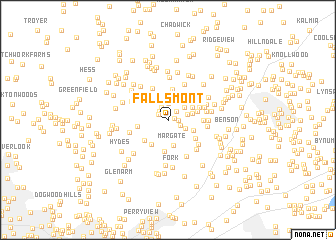 map of Fallsmont