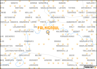 map of Falmignoul