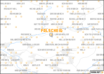 map of Falscheid