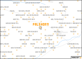 map of Falshorn