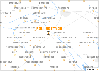 map of Falubattyán