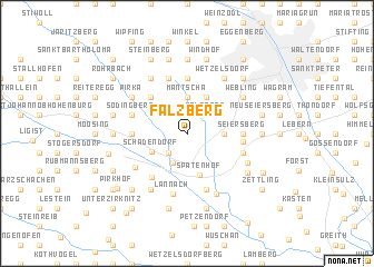 map of Falzberg