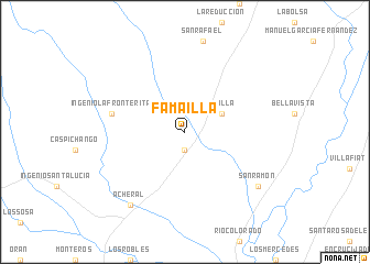 map of Famaillá