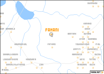 map of Famani