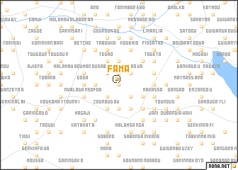 map of Fama