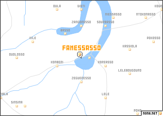 map of Famessasso