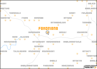 map of Famoriana