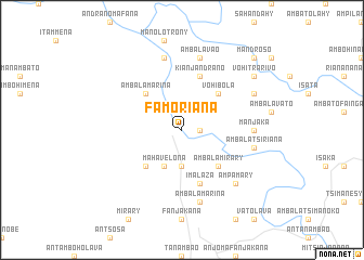map of Famoriana