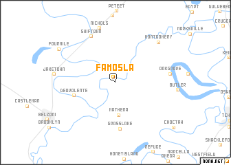 map of Famosla