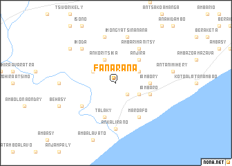 map of Fanarana