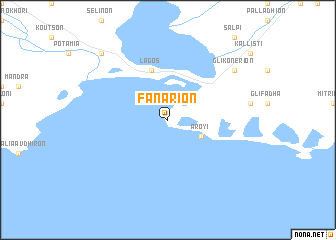 map of Fanárion