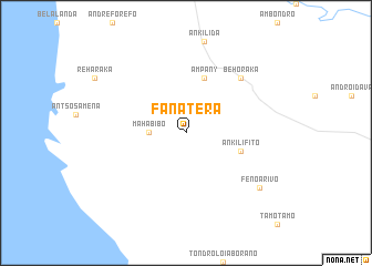 map of Fanatera