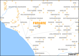 map of Fandane