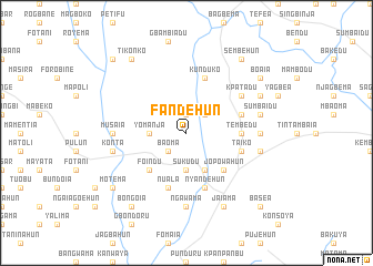 map of Fandehun