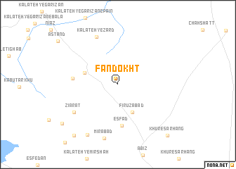 map of Fandokht