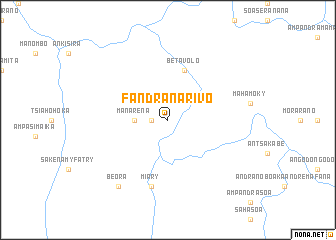 map of Fandranarivo