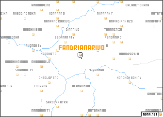 map of Fandrianarivo