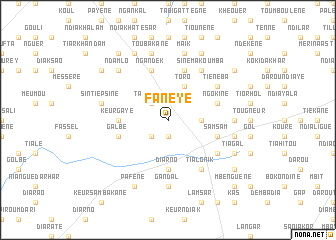 map of Fanèye