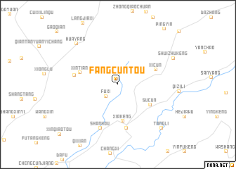 map of Fangcuntou