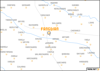 map of Fangdian