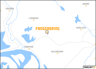 map of Fanggaoping