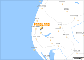 map of Fanglang