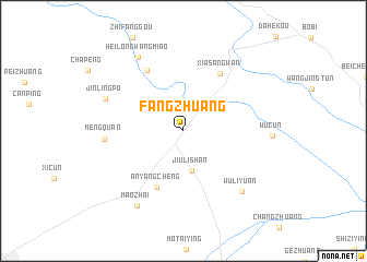 map of Fangzhuang