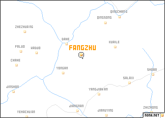 map of Fangzhu