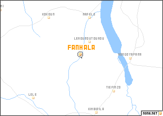 map of Fanhala