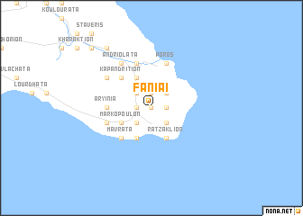 map of Faniaí