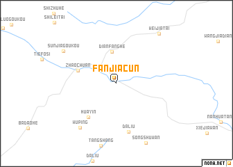 map of Fanjiacun