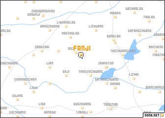 map of Fanji