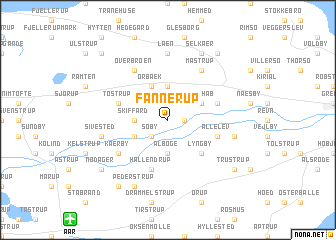 map of Fannerup