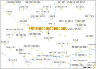 map of Fansira Diérobougou