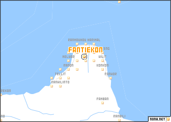 map of Fantiékon