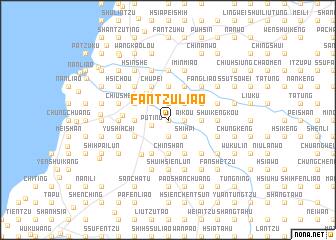 map of Fan-tzu-liao