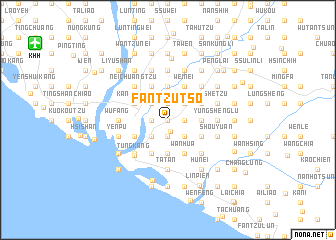 map of Fan-tzu-ts\