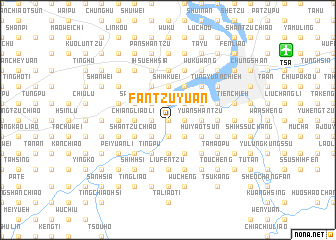 map of Fan-tzu-yüan