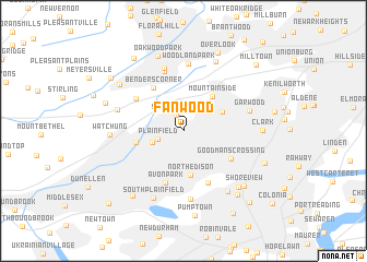 map of Fanwood
