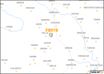 map of Fanya