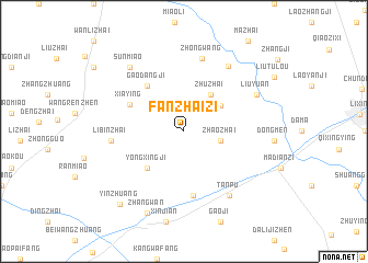 map of Fanzhaizi