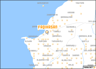 map of Fāqī Ḩasan