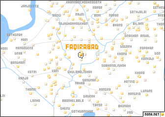 map of Faqīrābād