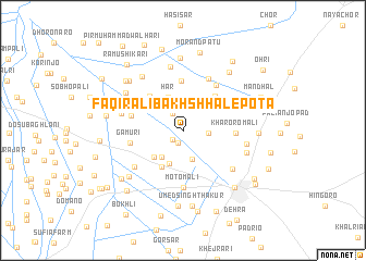 map of Faqīr Ali Bakhsh Hālepota