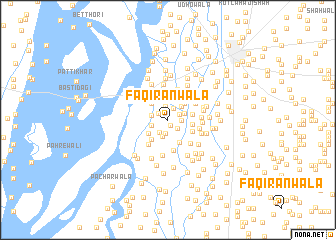 map of Faqīrānwāla