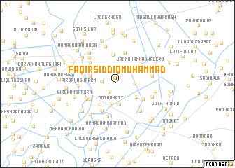 map of Faqīr Siddīq Muhammad