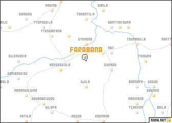 map of Farabana