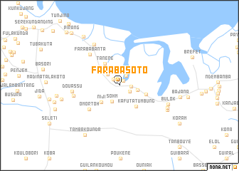 map of Faraba Soto