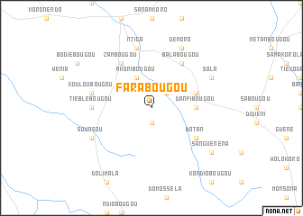 map of Farabougou